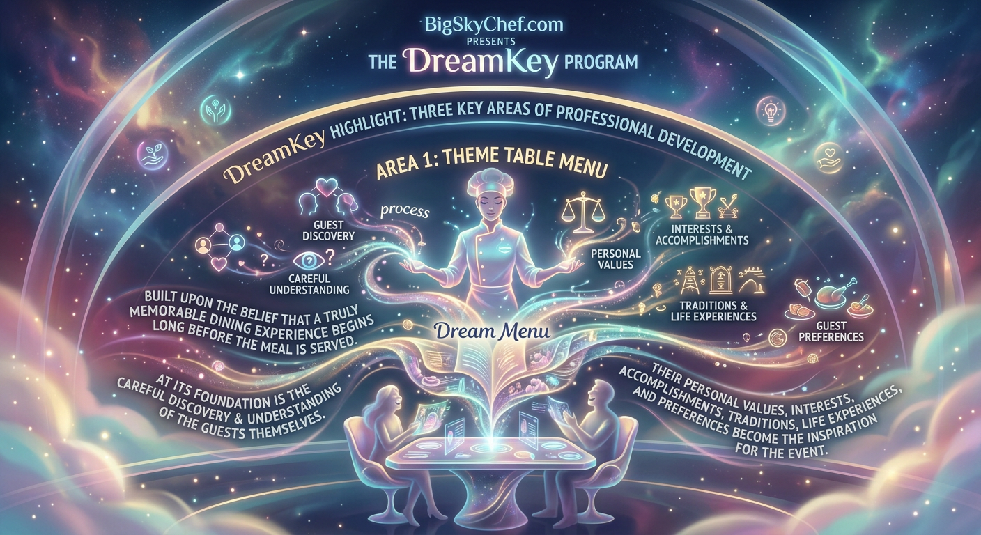 The DreamKey Program — Area 1: Theme Table Menu