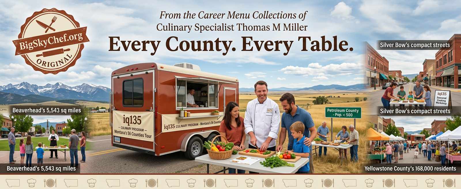 Every County. Every Table. — iq135 Montana 56 Counties Tour