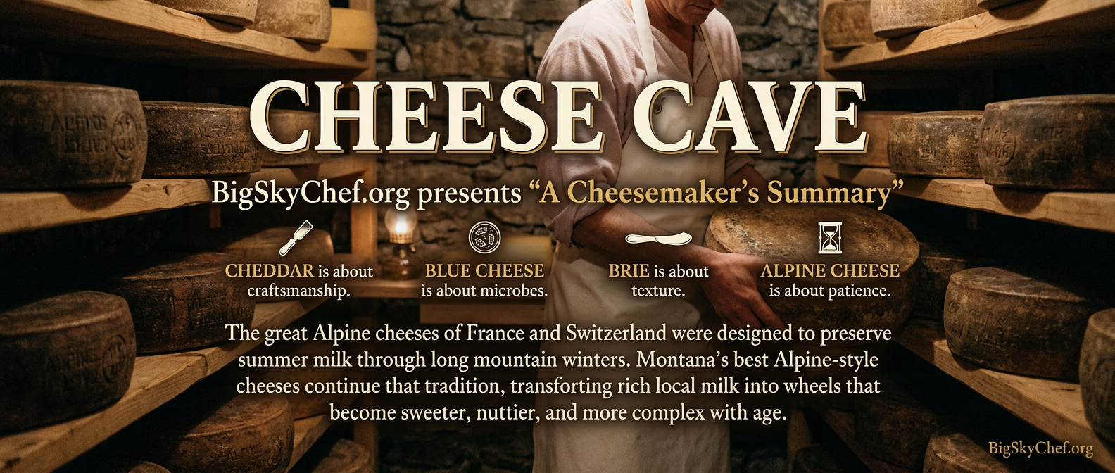 The Cheese Cave — BigSkyChef.org Culinary Journey